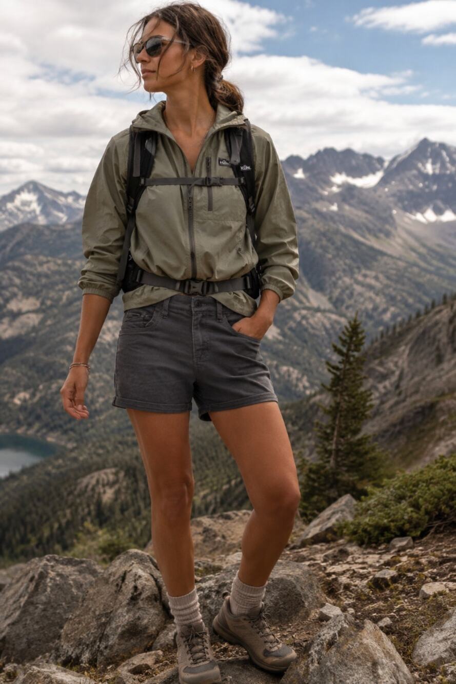 KÜHL Women's Grey Hiking Shorts Utility Outdoor Gorpcore Trail Adventure Size 6